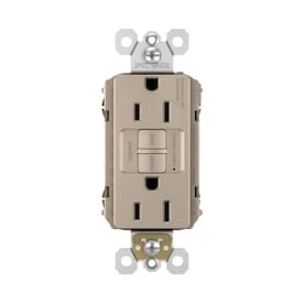 Legrand Radiant Nickel 15-Amp Decorator Tamper Resistant GFCI Residential/Commercial Outlet 1 Legrand Radiant Nickel 15-Amp Decorator Tamper Resistant GFCI Residential/Commercial Outlet