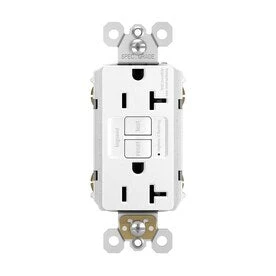 Legrand Radiant White 20-Amp Decorator GFCI Residential/Commercial Outlet 1 Legrand Radiant White 20-Amp Decorator GFCI Residential/Commercial Outlet
