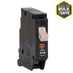 Eaton Type CH 20-Amp 1-Pole GFCI Circuit Breaker