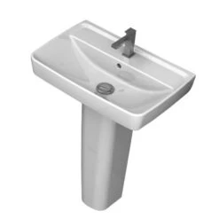 Nameeks Duru Pedestal Sink In White