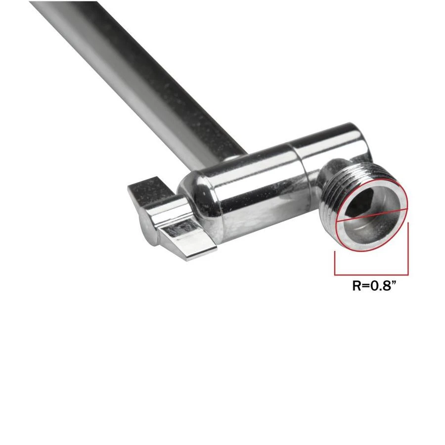 AKDY 12.5-in Chrom Bathtub/Shower Shower Arm 2 AKDY 12.5-in Chrom Bathtub/Shower Shower Arm - Image 2