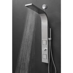 AKDY 39-in Brush Stainless Steel 2-Spray Shower Panel System (Valve Included) 16 AKDY 39-in Brush Stainless Steel 2-Spray Shower Panel System (Valve Included) -Household Items 810764023760 10486184 1800x1800