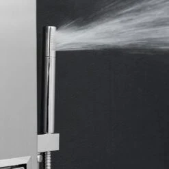 AKDY 39-in Brush Stainless Steel 2-Spray Shower Panel System (Valve Included) 18 AKDY 39-in Brush Stainless Steel 2-Spray Shower Panel System (Valve Included) -Household Items 810764023760 10486186 1800x1800