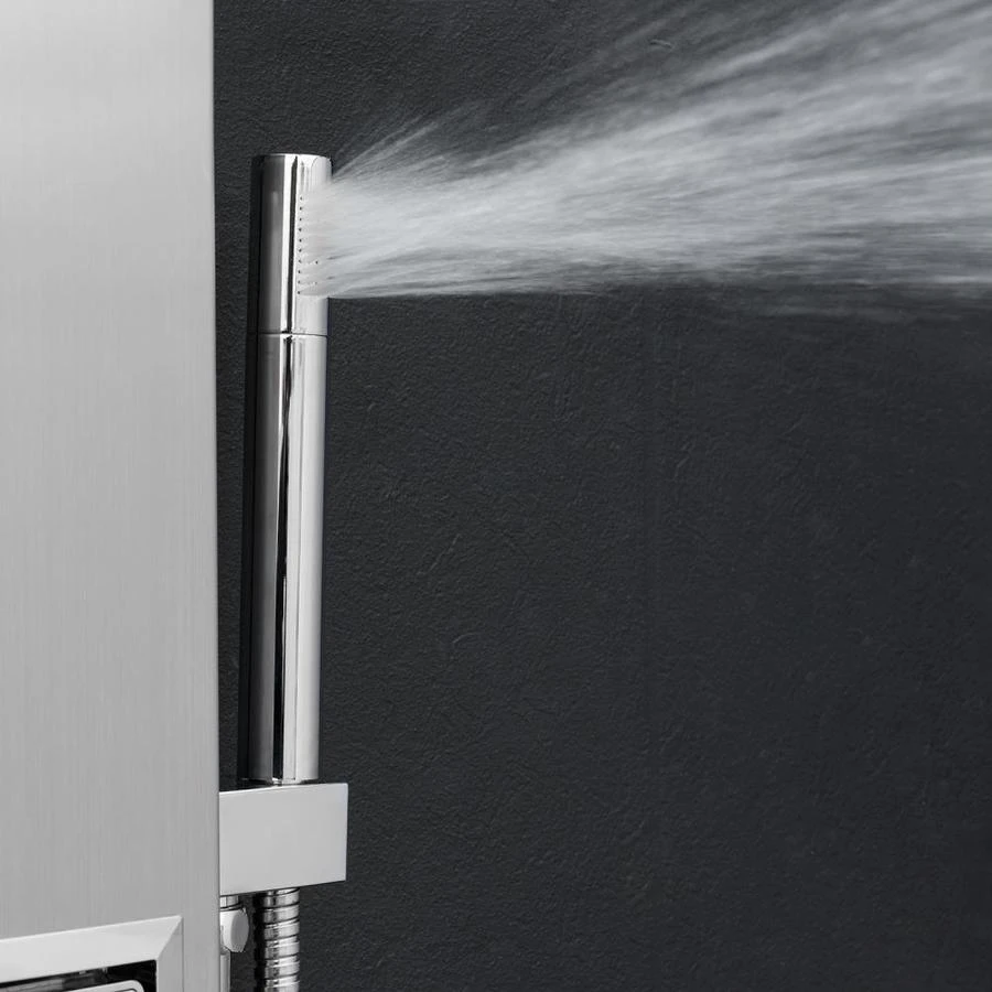 AKDY 39-in Brush Stainless Steel 2-Spray Shower Panel System (Valve Included) 7 AKDY 39-in Brush Stainless Steel 2-Spray Shower Panel System (Valve Included) - Image 7