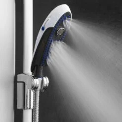 AKDY 51-in Aluminum 8-Spray Shower Panel System (Valve Included) -Household Items 810764026020 10485844 1800x1800
