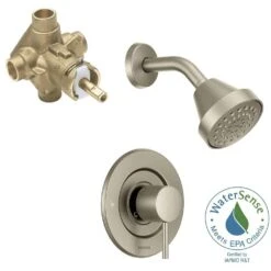 Align Single-Handle 1-Spray Shower Faucet Trim Kit With Valve In Chrome (Valve Included) -Household Items 81118f304364ce9e5279956ef8201cd2 1800x1800