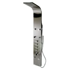 ALFI Brand Brushed Stainless Steel 6-Spray Shower Panel System