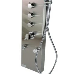 ALFI Brand Brushed Stainless Steel 6-Spray Shower Panel System -Household Items 811413028341 12014437 1800x1800