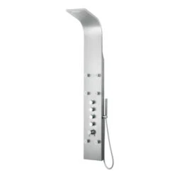 ALFI Brand Brushed Stainless Steel 6-Spray Shower Panel System -Household Items 811413028341xl 1800x1800