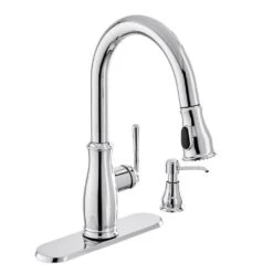Kagan Single-Handle Pull-Down Sprayer Kitchen Faucet With Soap Dispenser In Bronze -Household Items 82011a8543bc30fc94cca89510646a2a 1800x1800