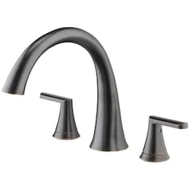 Jacuzzi Lauren Oil Rubbed Bronze 2-handle Commercial/Residential Deck Mount Roman Bathtub Faucet 1 Jacuzzi Lauren Oil Rubbed Bronze 2-handle Commercial/Residential Deck Mount Roman Bathtub Faucet