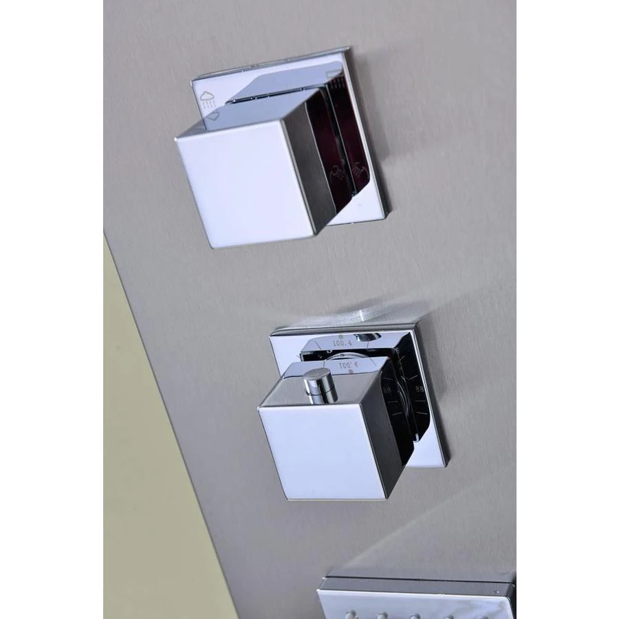 ANZZI Niagara Brushed Steel 2-Spray Shower Panel System (Valve Included) 7 ANZZI Niagara Brushed Steel 2-Spray Shower Panel System (Valve Included) - Image 7