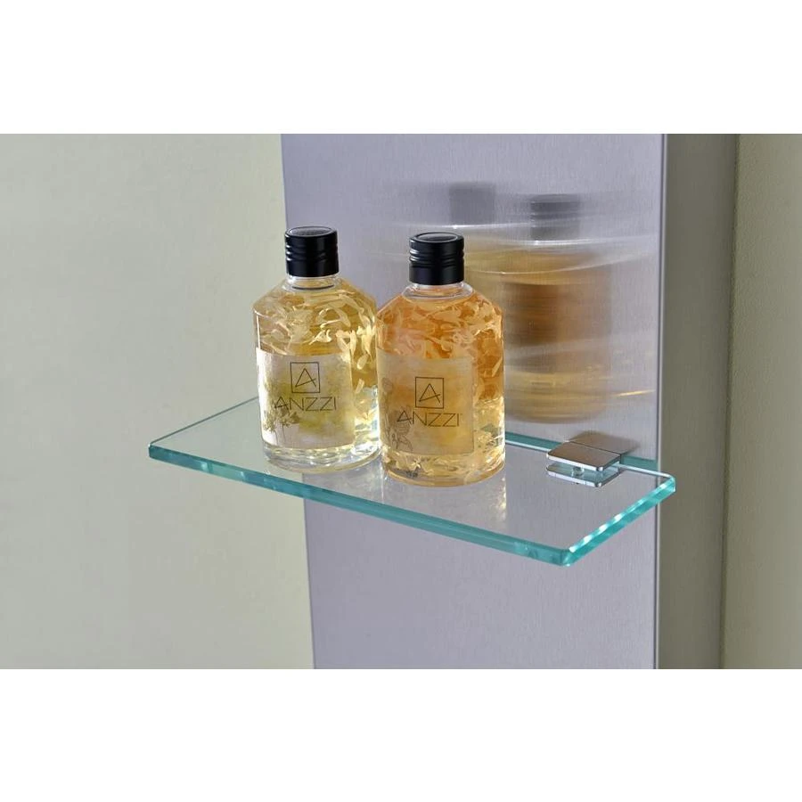 ANZZI Niagara Brushed Steel 2-Spray Shower Panel System (Valve Included) 2 ANZZI Niagara Brushed Steel 2-Spray Shower Panel System (Valve Included) - Image 2