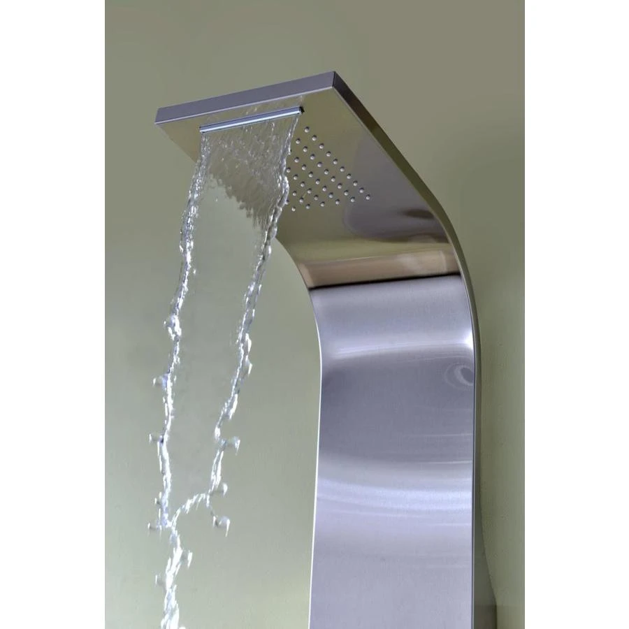 ANZZI Niagara Brushed Steel 2-Spray Shower Panel System (Valve Included) 5 ANZZI Niagara Brushed Steel 2-Spray Shower Panel System (Valve Included) - Image 5