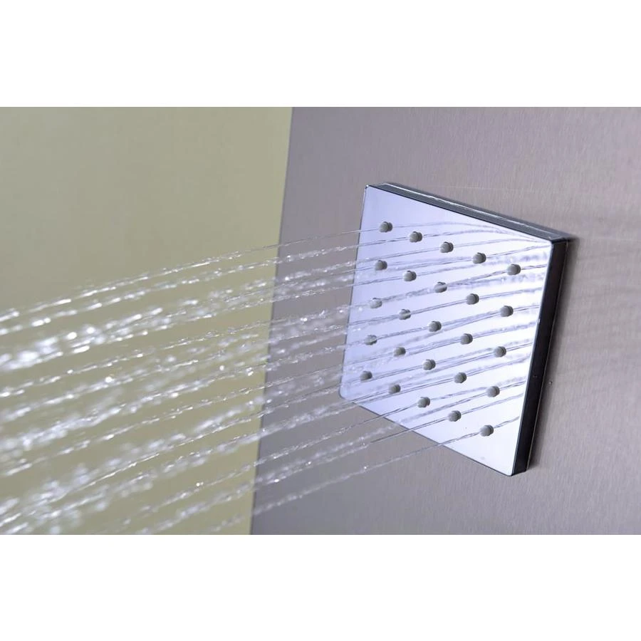 ANZZI Niagara Brushed Steel 2-Spray Shower Panel System (Valve Included) 8 ANZZI Niagara Brushed Steel 2-Spray Shower Panel System (Valve Included) - Image 8