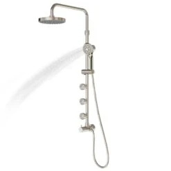 PULSE Retro Fit Brushed-Nickel 3-Spray Shower Bar System -Household Items 852026008184 10128382 1800x1800