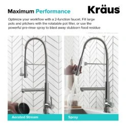 Artec Pro Single-Handle Pull-Down Sprayer Kitchen Faucet And Pot Filler In Brushed Gold -Household Items 8575859818ed5f5a873296eb2730ee8f 1800x1800