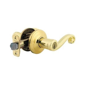 Kwikset Ashfield Polished Brass Smartkey Universal Keyed Entry Door Handle 1 Kwikset Ashfield Polished Brass Smartkey Universal Keyed Entry Door Handle