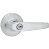 Kwikset Balboa Satin Chrome Universal Keyed Entry Door Handle