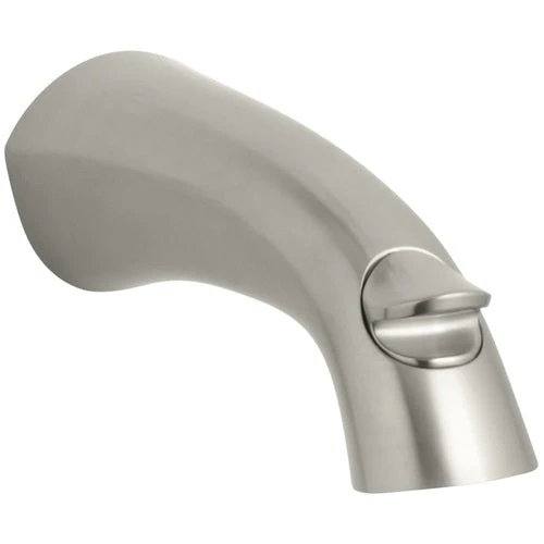 KOHLER Brushed Nickel Bathtub Spout With Diverter 2 KOHLER Brushed Nickel Bathtub Spout With Diverter - Image 2