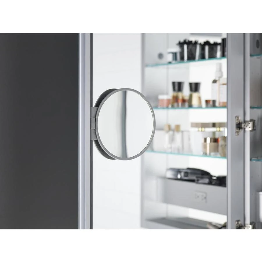 KOHLER Verdera 20-in X 30-in Rectangle Surface/Recessed Mirrored Medicine Cabinet With Outlet And Lights 10 KOHLER Verdera 20-in X 30-in Rectangle Surface/Recessed Mirrored Medicine Cabinet With Outlet And Lights - Image 10