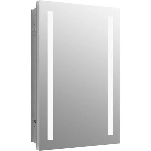 KOHLER Verdera 20-in X 30-in Rectangle Surface/Recessed Mirrored Medicine Cabinet With Outlet And Lights 13 KOHLER Verdera 20-in X 30-in Rectangle Surface/Recessed Mirrored Medicine Cabinet With Outlet And Lights - Image 13