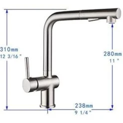 Single-Handle Pull Out Sprayer Kitchen Faucet In Polished Chrome -Household Items 8b671a270334b19b87058ff91efb3a49 1800x1800