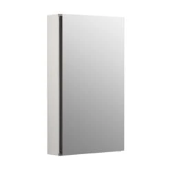 15 In. X 26 In. Recessed Or Surface Mount Medicine Cabinet In White Powder-Coat Aluminum