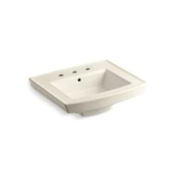 KOHLER Archer 20-7/16 In. Vitreous China Pedestal Sink Basin In White With Overflow Drain -Household Items 8fbefa66d1272292392ec76cae7a17f3 1800x1800
