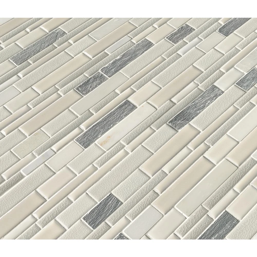 MSI Everest Interlocking 12 In. X 12 In. X 8 Mm Textured Porcelain And Stone Mesh-Mounted Mosaic Tile (1 Sq. Ft.) 5 MSI Everest Interlocking 12 In. X 12 In. X 8 Mm Textured Porcelain And Stone Mesh-Mounted Mosaic Tile (1 Sq. Ft.) - Image 5