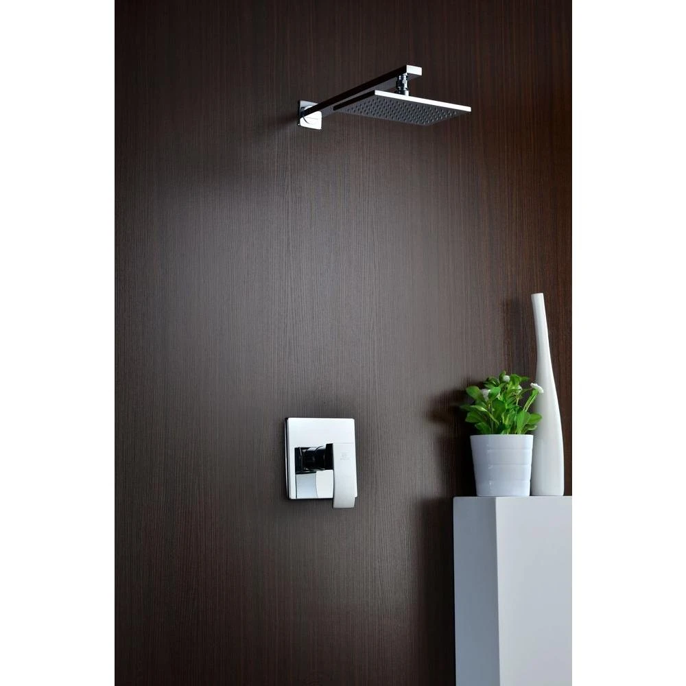 Viace Single Handle 1-Spray Shower Faucet In Polished Chrome (Valve Included) 2 Viace Single Handle 1-Spray Shower Faucet In Polished Chrome (Valve Included) - Image 2