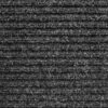 Heavy-Duty Ribbed Indoor/Outdoor Carpet With Rubber Marine Backing - Charcoal Black 6' X 10' - Several Sizes Available - Carpet Flooring For Patio, Porch, Deck, Boat, Basement Or Garage