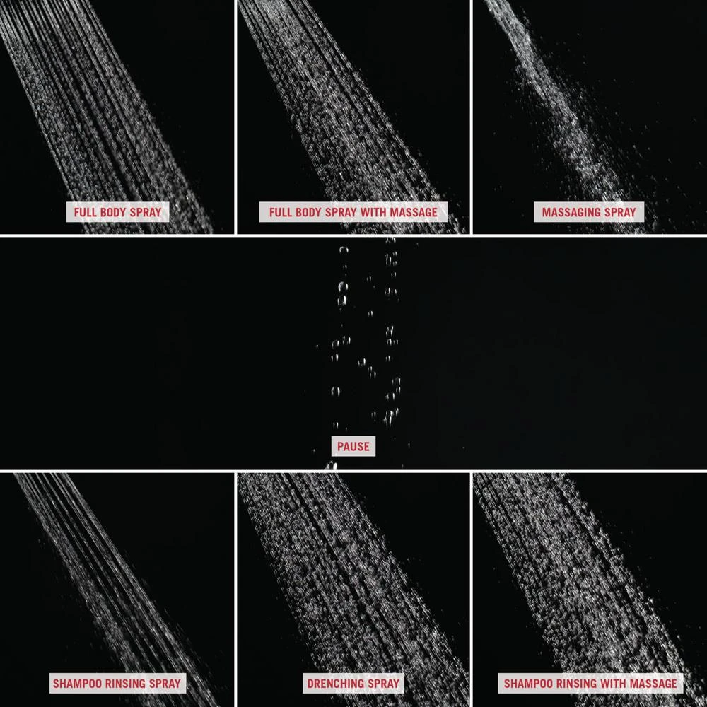 7-Spray 4.2 In. Single Wall Mount Handheld Shower Head In SpotShield Brushed Nickel 7 7-Spray 4.2 In. Single Wall Mount Handheld Shower Head In SpotShield Brushed Nickel - Image 7