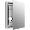 Verdera 24 In. W X 30 In. H Recessed Medicine Cabinet In Anodized Aluminum