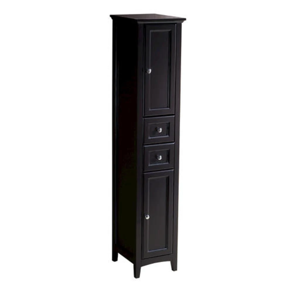 Fresca Oxford 14"W X 16"D X 68"H Espresso Linen Cabinet 1 Fresca Oxford 14"W X 16"D X 68"H Espresso Linen Cabinet
