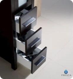 Fresca Torino 12"W X 15"D X 68-1/8"H Espresso Linen Cabinet -Household Items FST6260ES 5 1800x1800