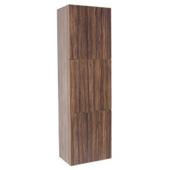 Fresca 18"W X 12"D X 59"H Walnut Linen Cabinet