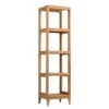 Avanity Teak 16"W X 13"D X 60"H Natural Linen Cabinet
