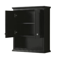 Wyndham Collection Deborah 25"W X 9"D X 30"H Dark Espresso Bathroom Wall Cabinet 5 Wyndham Collection Deborah 25"W X 9"D X 30"H Dark Espresso Bathroom Wall Cabinet -Household Items WC 2020 WC DES OPEN 1800x1800