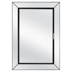 23-1/2 In. W X 33-1/2 In. H Fog Free Framed Recessed Or Surface-Mount Mirror On Mirror Bath Medicine Cabinet In Black