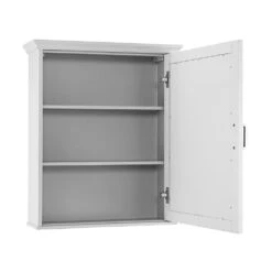 Ashburn 23 In. W X 28 In. H X 8 In. D Framed Surface-Mount Bathroom Medicine Cabinet In White -Household Items a5c38f9acd23bfb4979737bc1c1ee60a 1800x1800