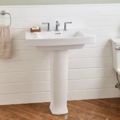 American Standard Townsend Pedestal Sink In White With 8 In. Faucet Holes -Household Items a82cedb571c4e6c6b12a9a1346242a0e 1800x1800