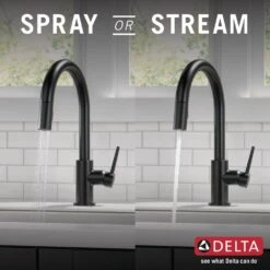 Trinsic Single-Handle Pull-Down Sprayer Kitchen Faucet With MagnaTite Docking In Matte Black 29 Trinsic Single-Handle Pull-Down Sprayer Kitchen Faucet With MagnaTite Docking In Matte Black -Household Items adf90de9240436faab9ec13375682c64 1800x1800