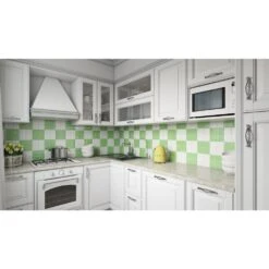 Giorbello Powder Room Green 3 In. X 6 In. X 8 Mm Glass Subway Tile (5.5 Sq. Ft./case) -Household Items b422cecf136b208ab7a87cac72ffa645 7ed298ac 552d 4a91 8be8 2532e10c8c97 1800x1800