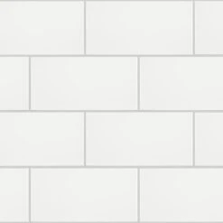 Merola Tile Projectos 7-3/4 In. X 3-7/8 In. Neve Matte Ceramic Subway Floor And Wall Subway Tile (11.46 Sq. Ft. / Case)