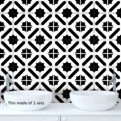 10Pcs Peel And Stick Backsplash Tile 3D Wall Tile Sticker Wallpaper Stickers For Kitchen Bathroom Backsplash Moroccan Style 15x15cm/20x20cm -Household Items b7ab13e7 5ccb 4e31 bfd3 bcf8f51b08df.4d77bb96d02809f60a3a13db7f01f771 1800x1800