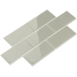 Giorbello Powder Room Green 3 In. X 6 In. X 8 Mm Glass Subway Tile (5.5 Sq. Ft./case) -Household Items bad2f848f5a475768e194aa7c210989b a99e559d dc1b 414b b458 cf97ff86057a 1800x1800
