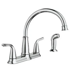 Brecklyn 2-Handle Standard Kitchen Faucet With Side Sprayer In Spot Resist Stainless 13 Brecklyn 2-Handle Standard Kitchen Faucet With Side Sprayer In Spot Resist Stainless -Household Items bbd69e5aeed39095ea3de08f418cb97b 1800x1800