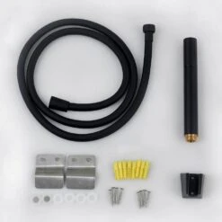 65 In. 8-Jet Rainfall Shower System With Waterfall Shower Head And Shower Wand In Black Painted Stainless Steel -Household Items bf3b19ad87c1a2c3c00a0a1ef00f3168 1800x1800