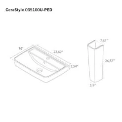 Nameeks Duru Pedestal Sink In White 5 Nameeks Duru Pedestal Sink In White -Household Items c5e968bcd4056ac66880855a5fb213ec 1800x1800